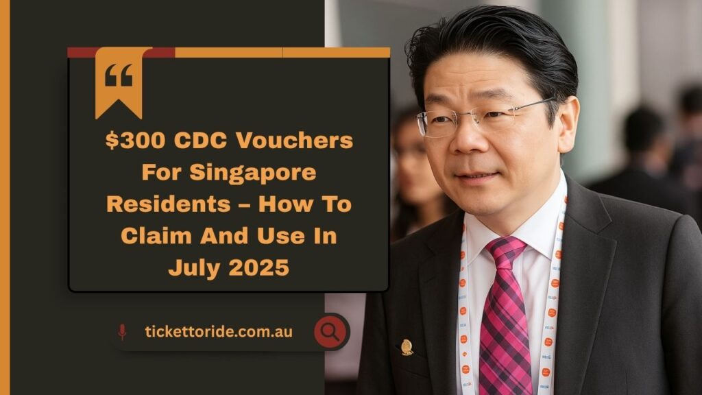 $300 CDC Vouchers For Singapore Residents – How To Claim And Use In July 2025