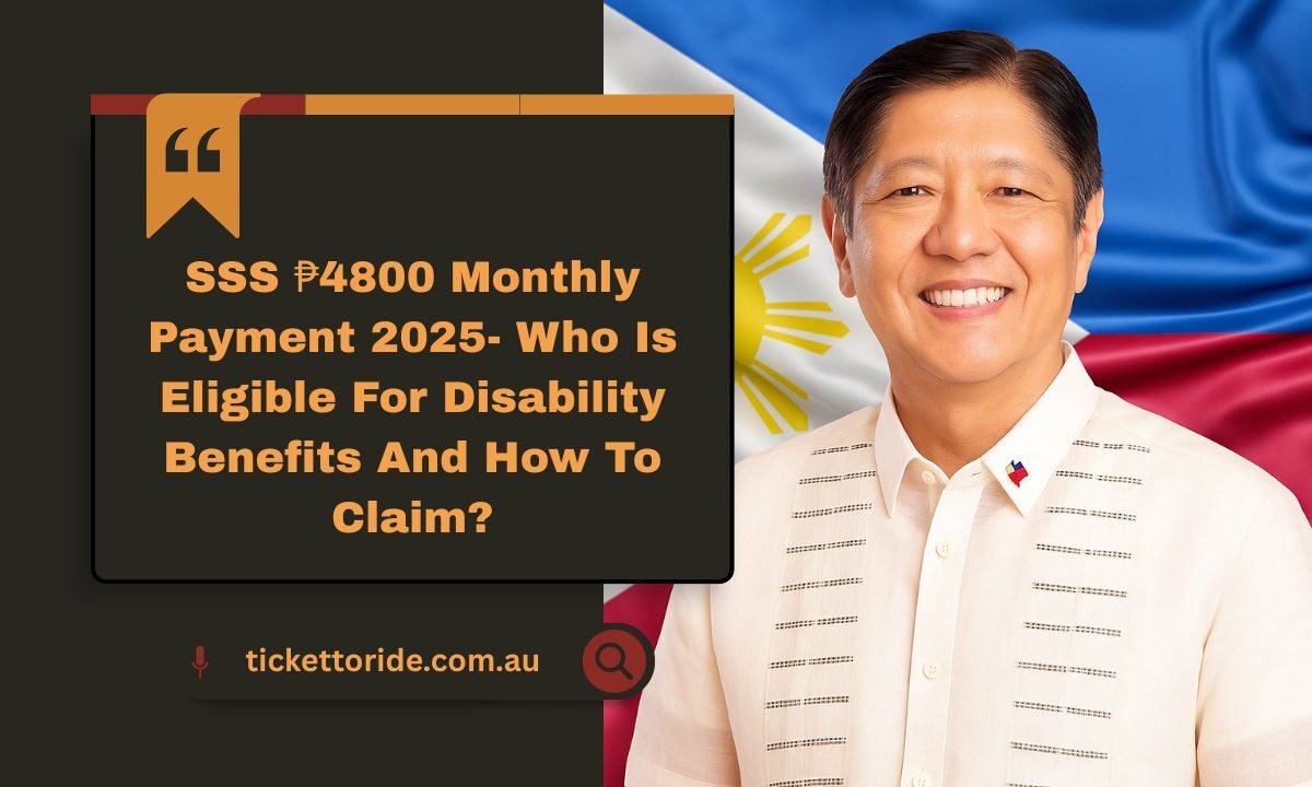 SSS ₱4800 Monthly Payment 2025- Who Is Eligible For Disability Benefits And How To Claim?
