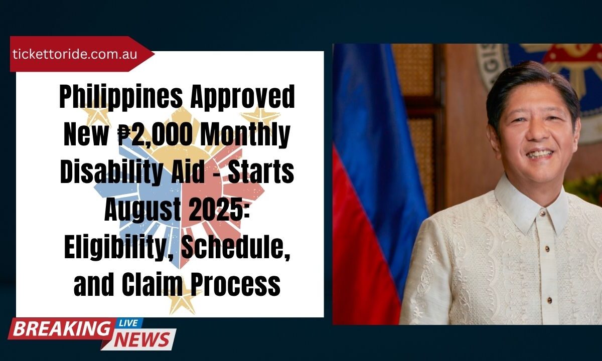 Philippines Approved New ₱2,000 Monthly Disability Aid – Starts August 2025 Eligibility, Schedule, and Claim Process