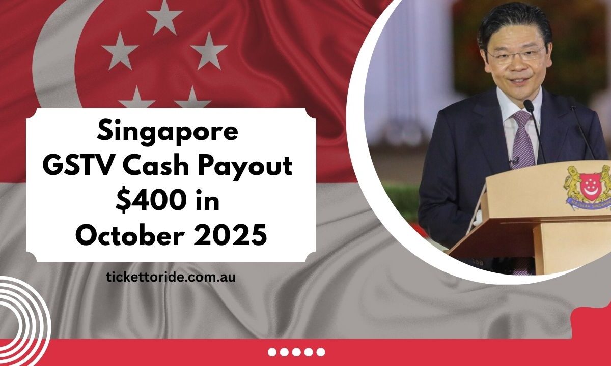 Singapore GSTV Cash Payout $400 in October 2025