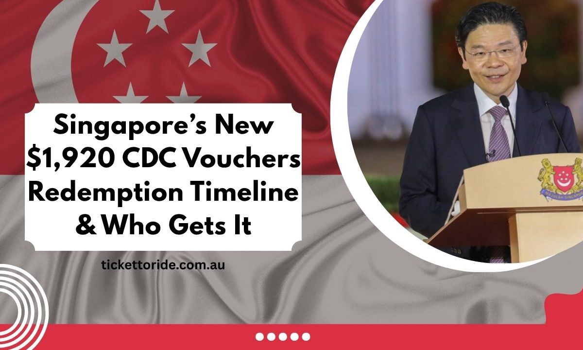 Singapore’s New $1,920 CDC Vouchers – Redemption Timeline & Who Gets It
