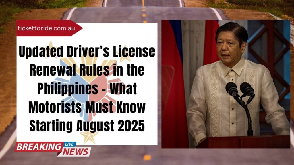 Updated Driver’s License Renewal Rules in the Philippines – What Motorists Must Know Starting August 2025